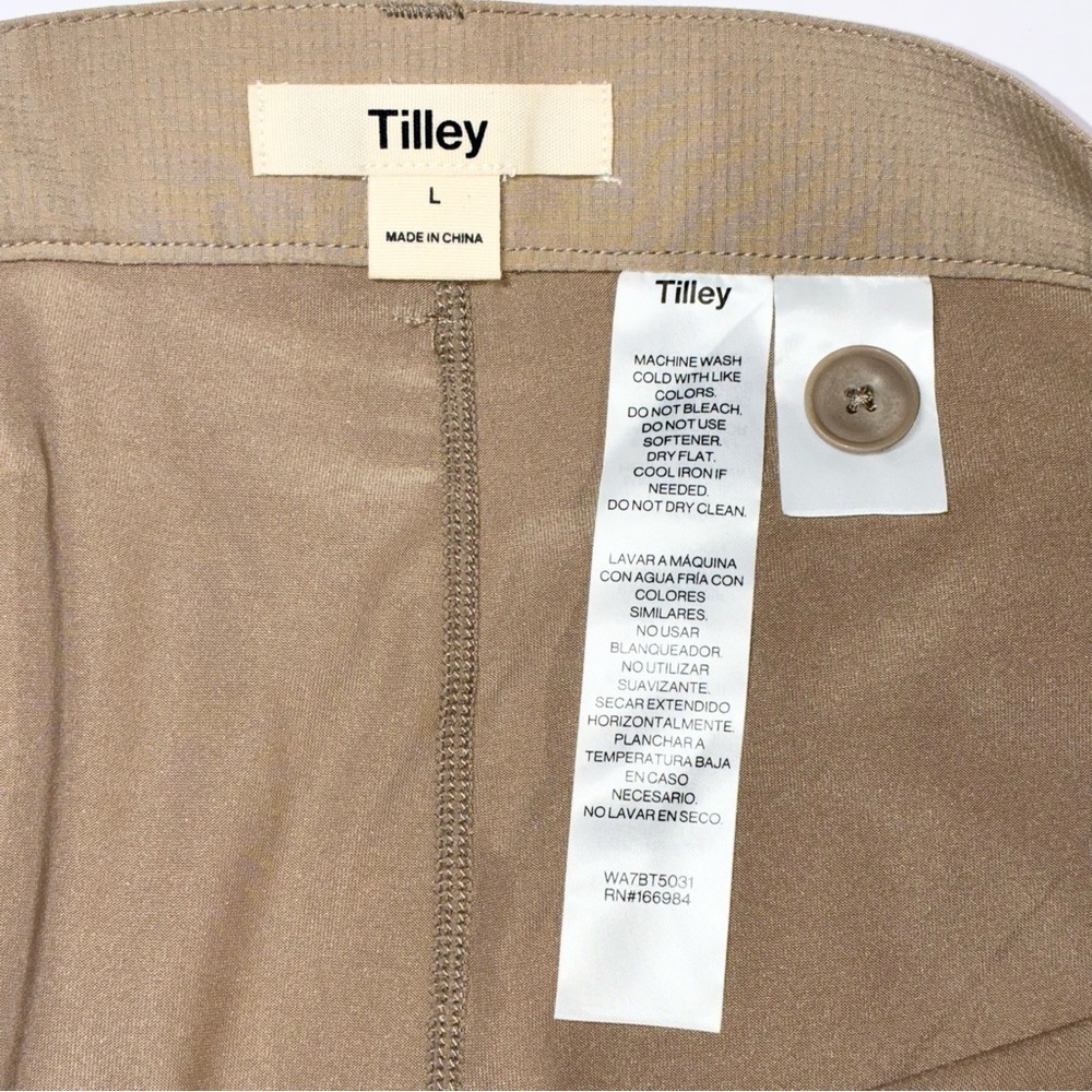 Tilley Women's Trek Ripstop Skirt Large Tan Khaki NWOT comfort Hiking - Picture 11 of 13